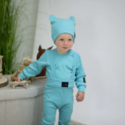 Rostoucí body žebrované Turquoise - tyrkysová Esito