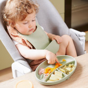 Silikonový talíř Green Babymoov