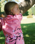 Fleecová mikina dětská Sakury růžová Wamu 