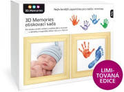 3D Memories otiskovací sada baby pro otisky ručiček a nožiček se dvěma rámečky
