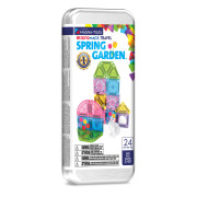 Magnetická stavebnice microMAGS Spring Garden Travel Set 24 dílů