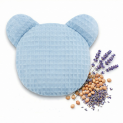 Termofor TEDDY nahřívací polštářek s třešňovými pecičkami a levandulí