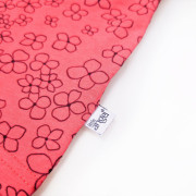 Tričko dívčí tenké TISK KR Outlast®UV faktor 50+, jahodová kytičky