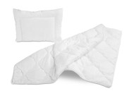 Ložní 2D set do postýlky výplně 120x90 + 60x40 cm bílé