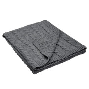 Deka bavlňený úplet se vzorem “klasy” EKO