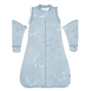 Spací pytel s rukávy Lodger Matcha Blue Fogg