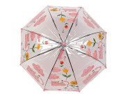 Dětský průhledný vystřelovací deštník kočka