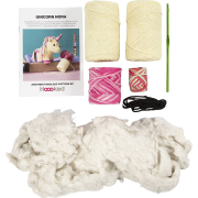 Sada na háčkování jednorožec Amigurumi