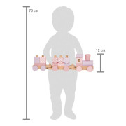 Nasazování Dřevěný vláček small foot