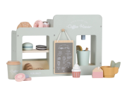 Kávovar dřevěný velký s příslušenstvím Coffee House Little Dutch