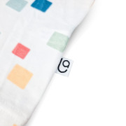 Souprava tenká chlapecká KR Outlast® Bílé kostičky / tm. lišejník Little Angel