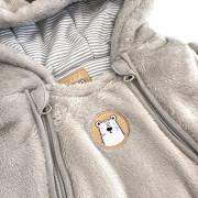 Zimní kojenecká kombinéza s rukavicema Pidilidi Beige