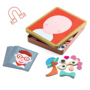 Magnetické Inzebox Veselé obličeje Djeco