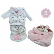 Realistická panenka Joel & Joelle miminko se zvuky a měkkým látkovým tělem Llorens