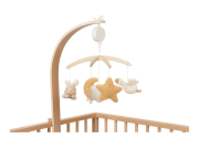 Hudební kolotoč dřevěný Newborn Naturals Little Dutch