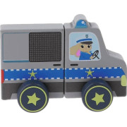 Auto policejní magnetické plast 12 cm 13 x 10 cm 
