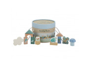 Kostky dřevěné 50 ks v tubě Forest Friends Little Dutch