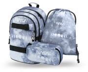 Set 3 Skate NASA Grey: batoh, penál, sáček Baagl