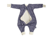 Merino spací pytel s nohavicemi a odepínacími rukávy Šedé ovečky Kaarsgaren