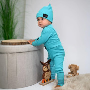 Rostoucí body žebrované Turquoise - tyrkysová Esito