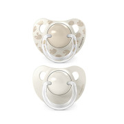 Dudlík anatomický silikon 6/18 m 2 ks BIRDIES Suavinex