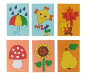 Kreativní sada První nalepovací podzimní obrázky Haba 