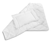 Ložní 2D set do postýlky výplně 120x90 + 60x40 cm bílé