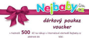 Tištěný dárkový poukaz na nákup v našem eshopu Nejbaby.cz