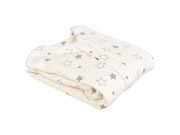 Letní bio spací pytel s nožičkami šedé hvězdičky Kaarsgaren