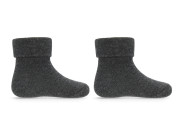 Kojenecké ponožky BIO bavlna tm. šedé Be Snazzy