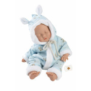 Little Baby 63301 Llorens - Spící realistická panenka s měkkým tělem 32 cm