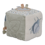 Kostka textilní s aktivitami králíček Miffy Lucky Leaves Little Dutch