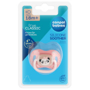 Dudlík silikonový třešinka Exotic animals 18 m+ 1 ks Canpol babies