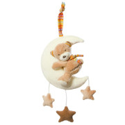 Hrací hračka Rainbow - Měsíc s medvídkem Baby Fehn