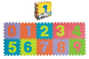 Pěnové puzzle čísla podložka 25 x 25 cm