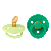 Colour anatomické dudlíky z přírodního kaučuku 2 ks 0 - 6 m Bibs