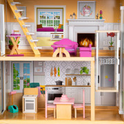 Velký dřevěný domeček pro panenky Rezidence Maya