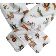 Spací pytel s nohavicemi Zoo bílý Esito