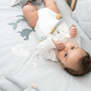 2-dílný bavlněný set do postýlky 0 m+ bonjourbébé