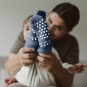 Dětské ponožky Stay-on-Socks Antislip 1 pár Blue Heaven