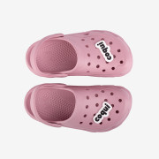 Dětské nazouváky clogsy růžové + amulet Cody Coqui