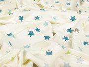 Merino zavinovací deka hvězdičky