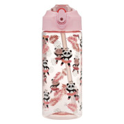 Tritanová láhev na pití s brčkem Panda 500 ml Baagl