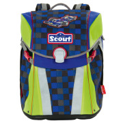 Školní batoh Scout - Formule - modro-zelený I.