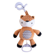 Natahovací hrací strojek plyš 30 cm závěs na postýlku/kočárek Babyted