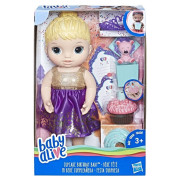 Baby Alive Narozeninová blonďatá panenka
