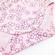 Body tenké tričko Outlast®s UV faktorem 50+, růžová baby kytičky