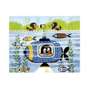 Kostky kubus Krtek a dopravní prostředky dřevo 20 ks