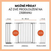 Zábrana Open N Stop 2 rozšíření o 21 cm Hauck