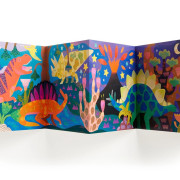 Sada třpytivých samolepek se scénou Svět dinosaurů Mudpuppy 